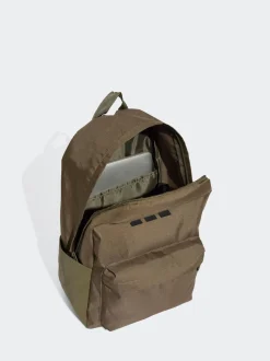 adidas Light Brown Classic 3 Bar Logo Backpack