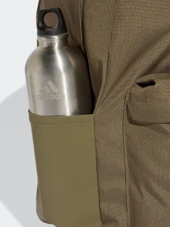 adidas Light Brown Classic 3 Bar Logo Backpack