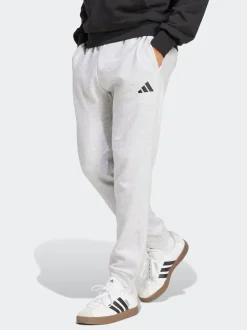 adidas Light Grey Essentials Feelcozy Fleece Joggers
