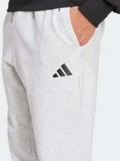 adidas Light Grey Essentials Feelcozy Fleece Joggers