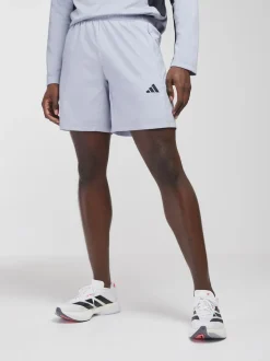 adidas Light Grey Workout Essentials Base Woven Shorts
