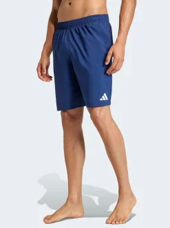 adidas Navy Blue 8-Inch Swim Shorts