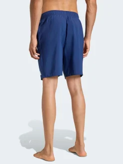 adidas Navy Blue 8-Inch Swim Shorts