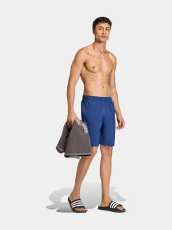 adidas Navy Blue 8-Inch Swim Shorts