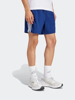 adidas Navy/White Essentials 3-Stripes Chelsea Shorts