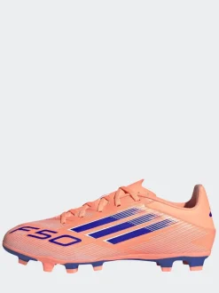 adidas Orange Adult F50 Club Firm/Multi Ground Boots