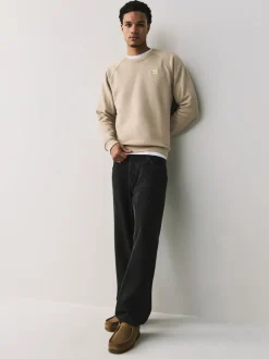 adidas Originals Beige Trefoil Essentials Crew Sweatshirt