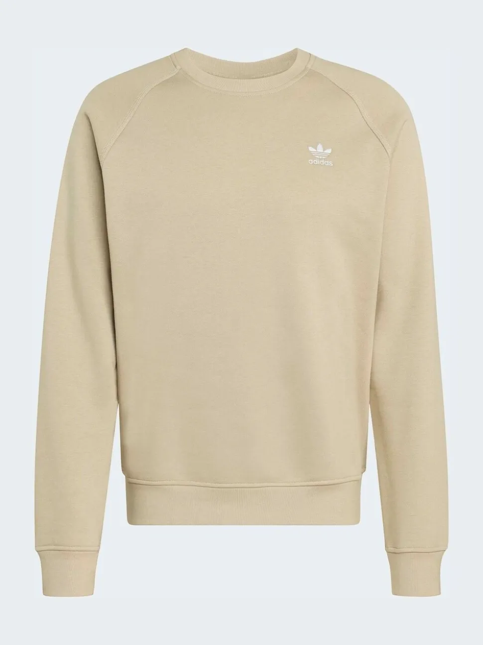 adidas Originals Beige Trefoil Essentials Crew Sweatshirt