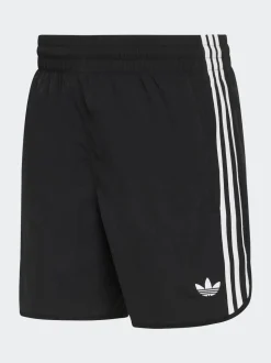 adidas Originals Black 3 Stripes Shorts