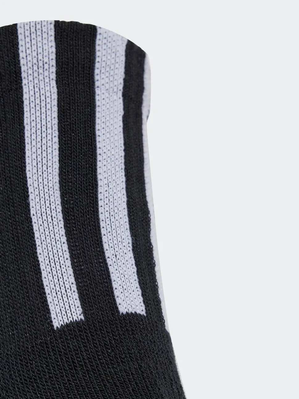 adidas Originals Black 3 Stripe 3 Pack 1/4 Socks