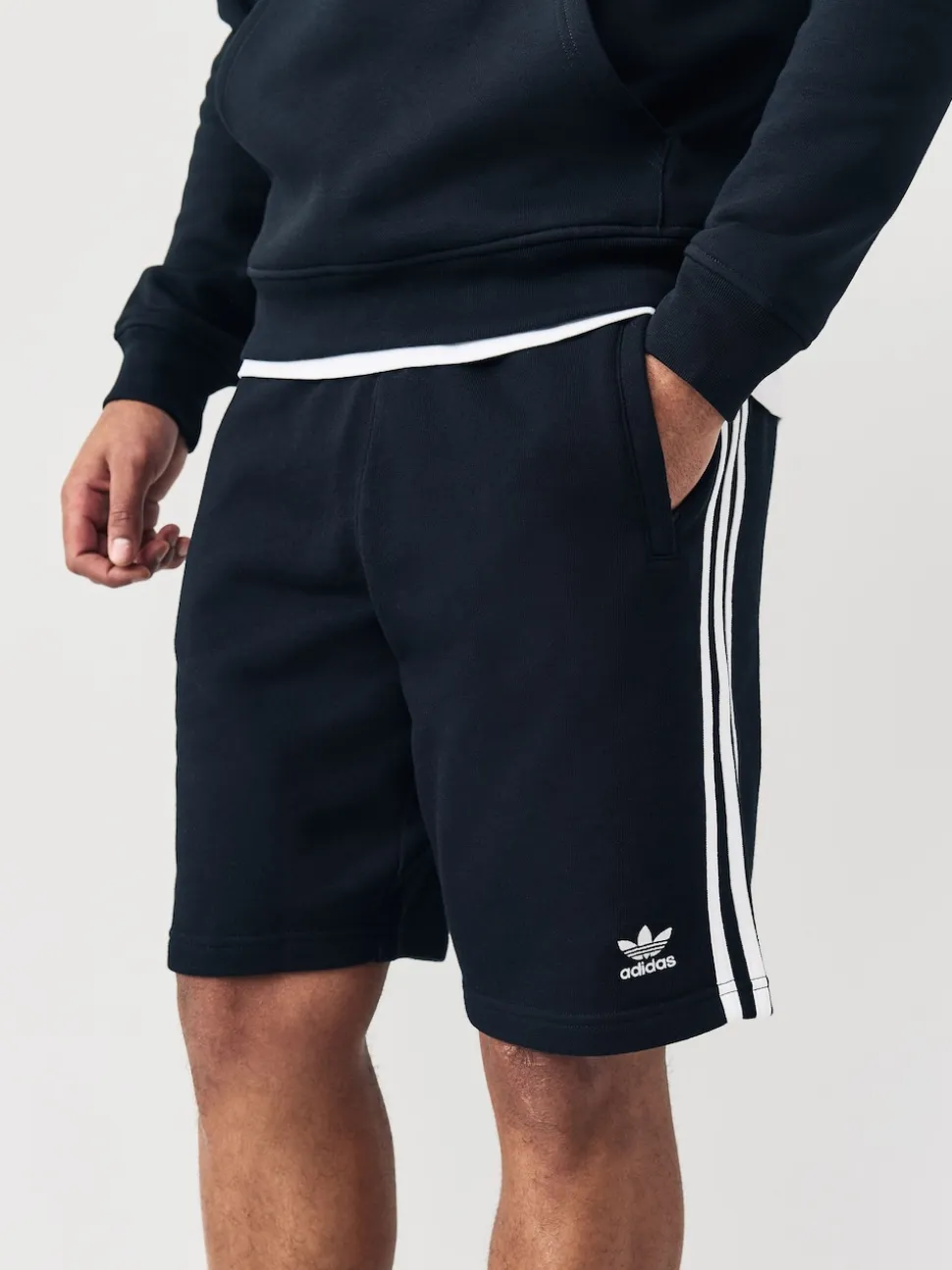 adidas Originals Black Adicolor 3-Stripes Shorts