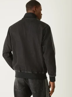 adidas Originals Black Adicolor Denim Firebird Track Top