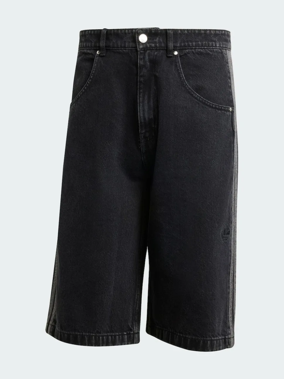 adidas Originals Black Adicolor Denim Firebird Shorts