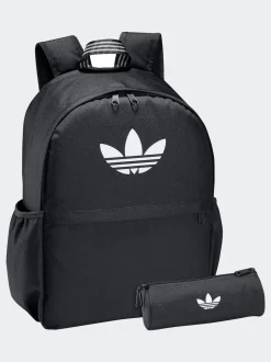 adidas Originals Black Backpack With Pencil Case