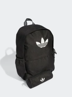 adidas Originals Black Backpack With Pencil Case