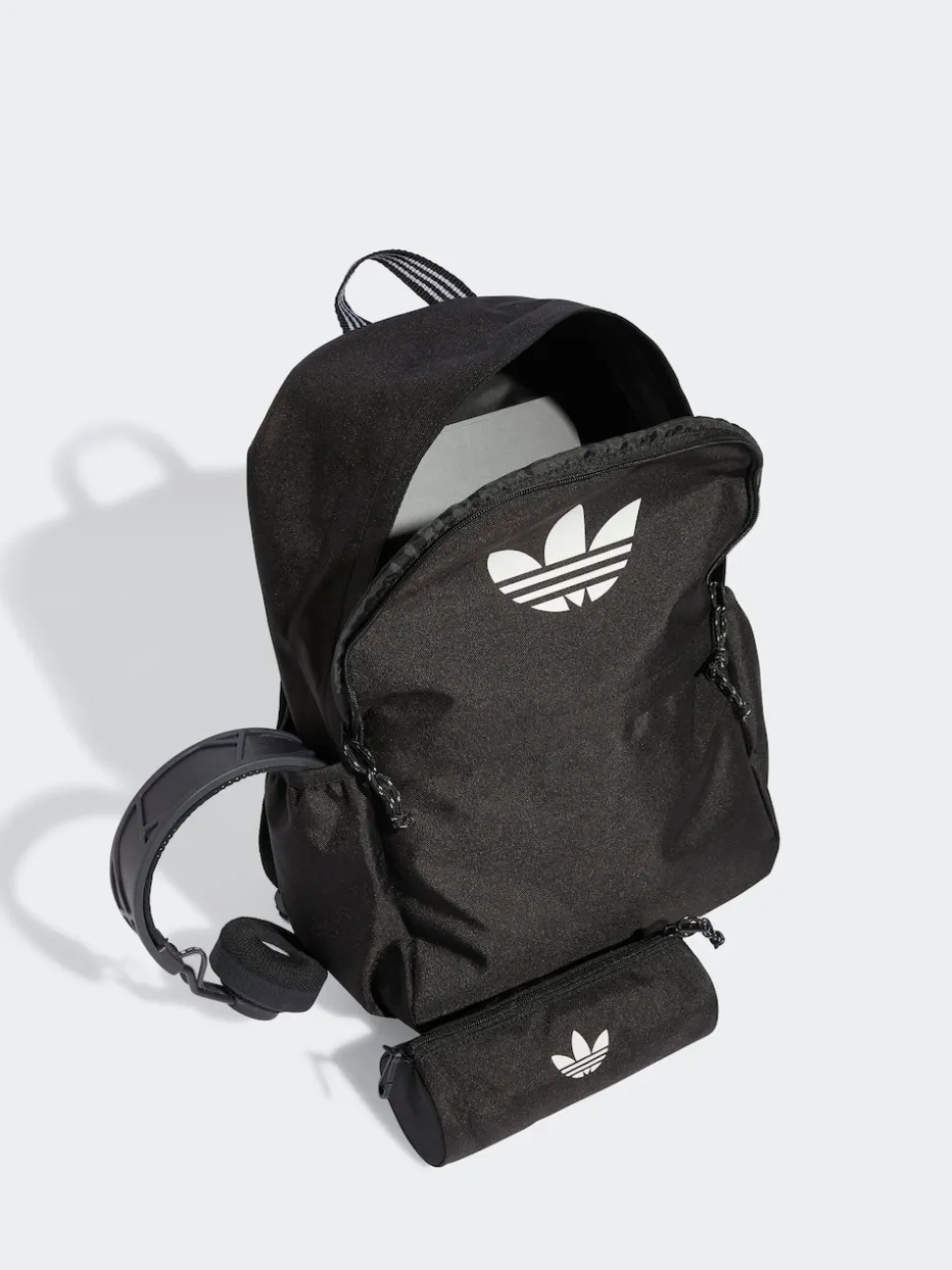 adidas Originals Black Backpack With Pencil Case