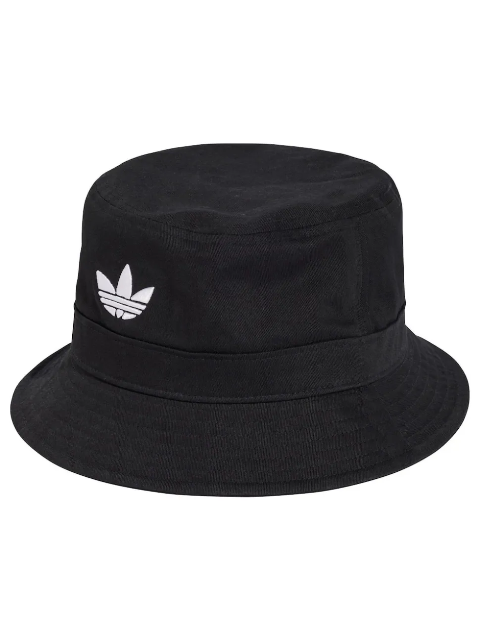 adidas Originals Black Black Trefoil 100% Cotton Bucket Hat