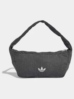 adidas Originals Black Denim Wash Shoulder Bag