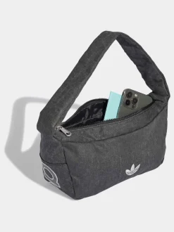 adidas Originals Black Denim Wash Shoulder Bag