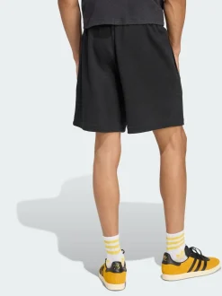 adidas Originals Black Essentials Trefoil Waffle Shorts
