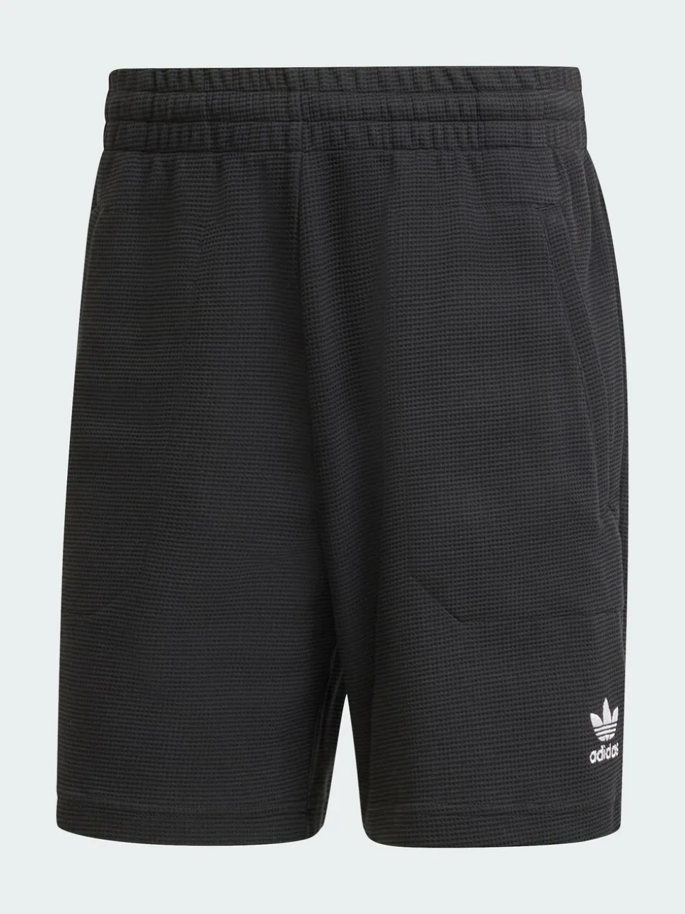 adidas Originals Black Essentials Trefoil Waffle Shorts