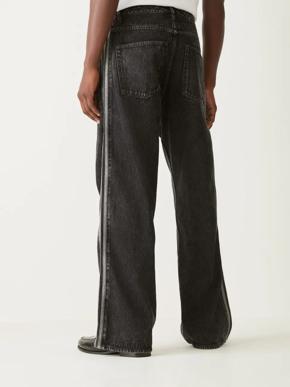 adidas Originals Black Firebird Adicolor Denim Jeans