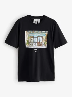adidas Originals Black Paint Rome Graphic T-Shirt