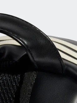 adidas Originals Black Polyurethane Outline Trefoil Backpack