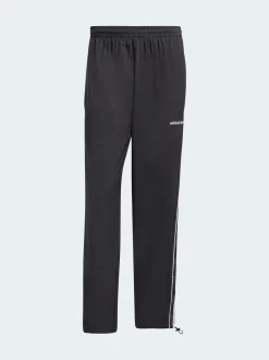 adidas Originals Black Tartan Loose Tracksuit Bottoms