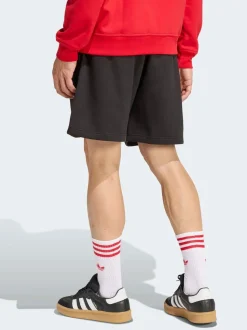 adidas originals Black Trefoil Essentials 7 Inch Fleece Shorts