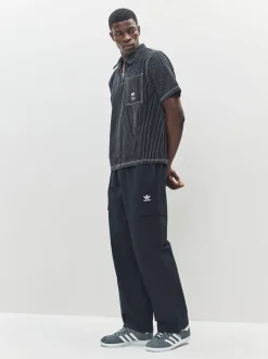 adidas Originals Black Trefoil Essentials Woven Joggers