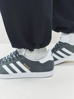 adidas Originals Black Trefoil Essentials Woven Joggers