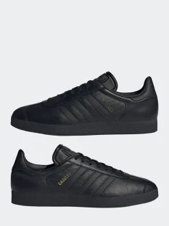adidas Originals Black/Black Gazelle Trainers