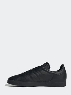 adidas Originals Black/Black Gazelle Trainers
