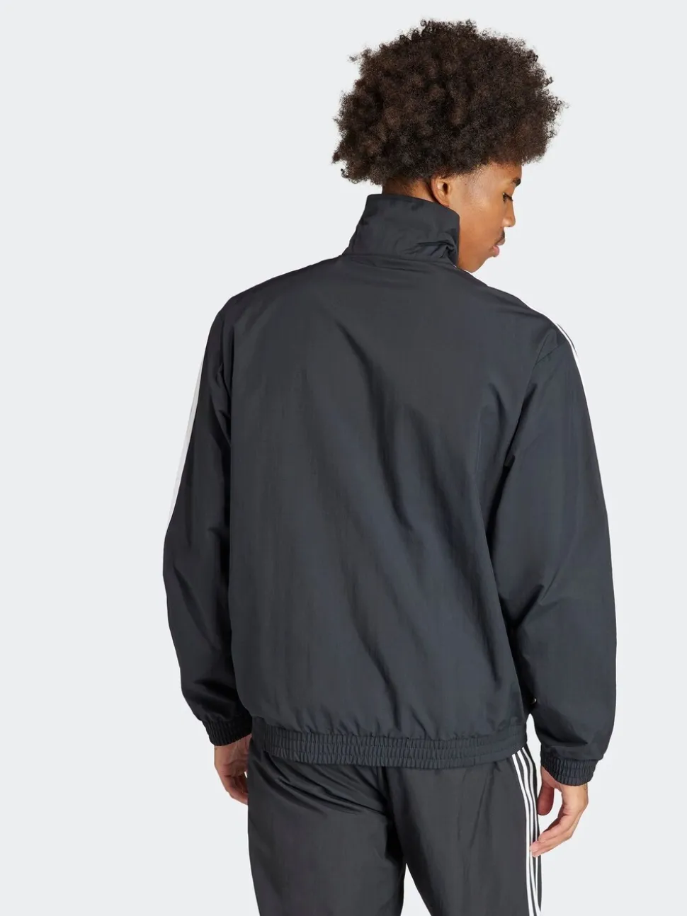adidas Originals Black/White Adicolor Woven Firebird Jacket