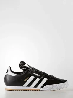 adidas Originals Black/White Samba Suede Trainers