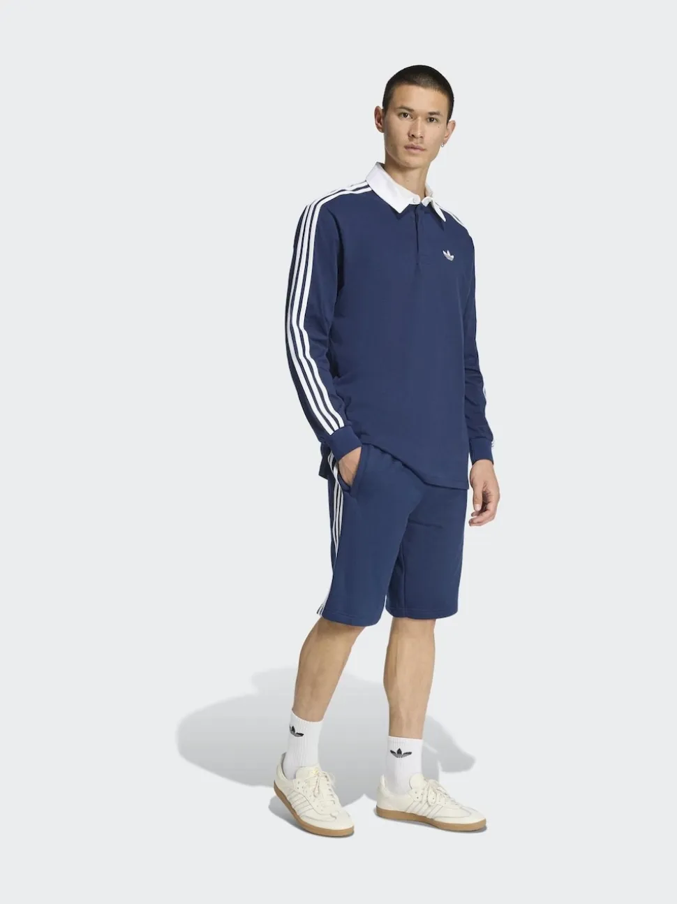 adidas Originals Blue 3 Stripes Shorts