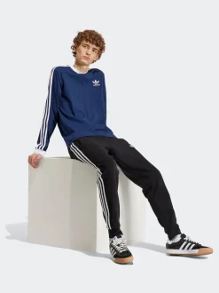 adidas Originals Blue Adicolor Classics 3-Stripes LS T-Shirt