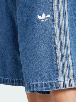 adidas Originals Blue Adicolor Denim Firebird Shorts