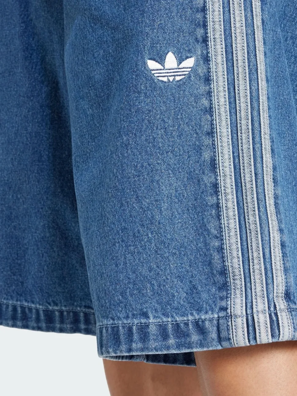 adidas Originals Blue Adicolor Denim Firebird Shorts
