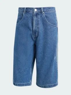 adidas Originals Blue Adicolor Denim Firebird Shorts