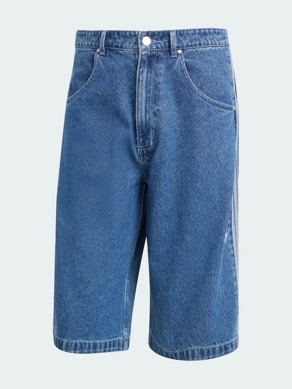 adidas Originals Blue Adicolor Denim Firebird Shorts