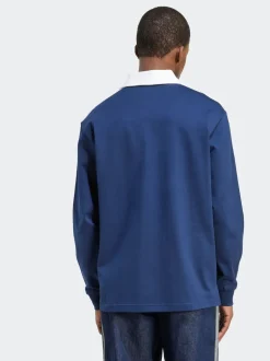 adidas Originals Blue Adicolor Rugby Polo Shirt