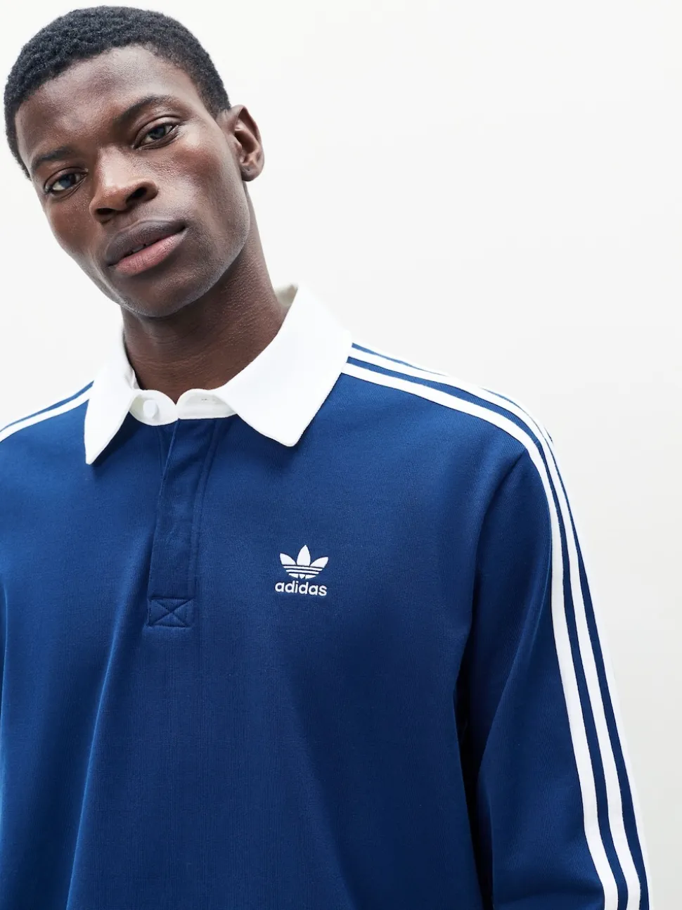 adidas Originals Blue Adicolor Rugby Polo Shirt