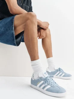 adidas Originals Blue Chrome Gazelle Trainers