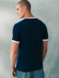 adidas Originals Blue Navy Adicolor Classics 3-Stripes T-Shirt