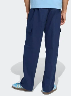 adidas Originals Blue Trefoil Essentials Woven Joggers
