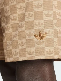adidas Originals Brown Monogram Regular Mesh Shorts