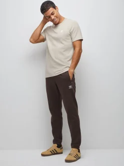 adidas Originals Brown Trefoil Essentials Joggers