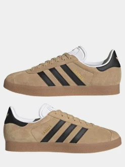 adidas Originals Brown/Black Gazelle Trainers